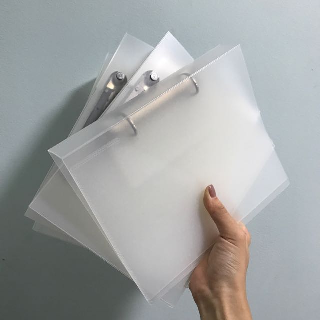 Muji Clear Folder A5, Books & Stationery, Stationery on Carousell