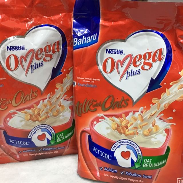 Nestle Omega Plus Milk With Oat Foc Additional 2 Sachets Food Drinks Instant Food On Carousell