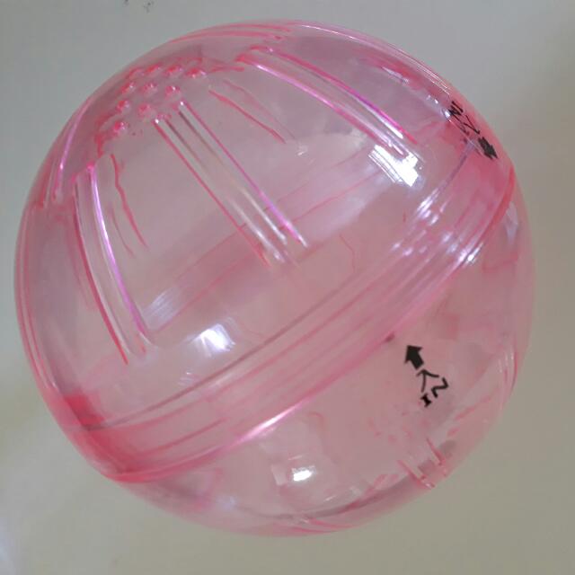 Pink hamster ball discount