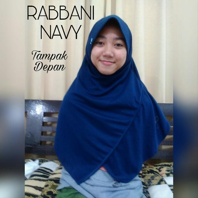 Rabbani Asli Navy Womens Fashion Muslim Fashion On Carousell