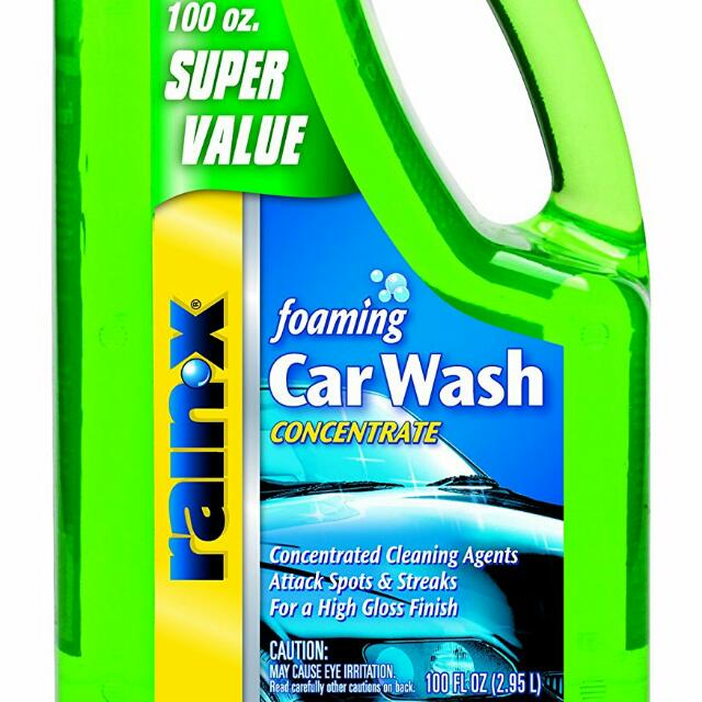 Rain X Foaming Car Wash 100 Fl Oz Car Accessories On Carousell
