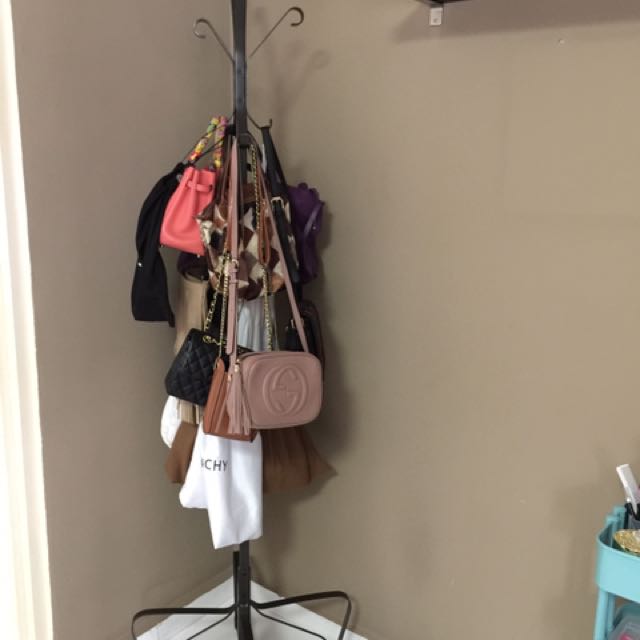 Used Clothes Bags Rack Stand On Carousell
