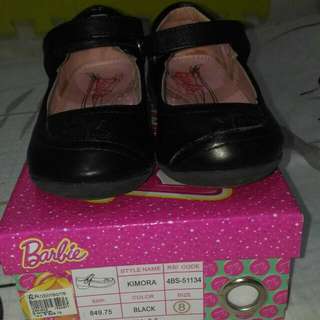 barbie black school shoes