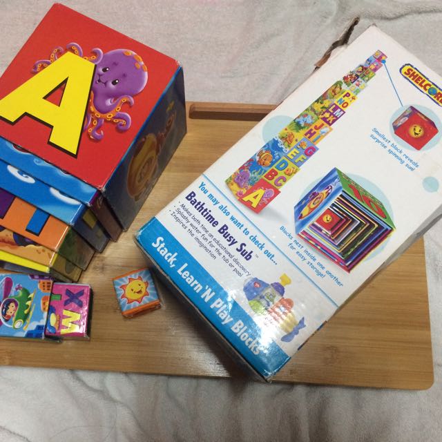 (200 Only!!!) Shelcore Stack Learn 'N Play Blocks ( Manipulative Toys