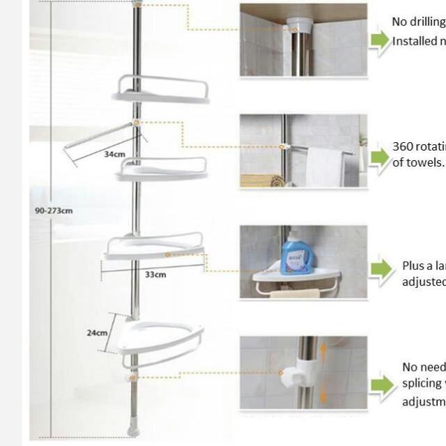 4 Tier Corner Bathroom Stand Freepostage Home Furniture 4 Tier Corner Bathroom Stand Freepostage Home Furniture Décor On Carou