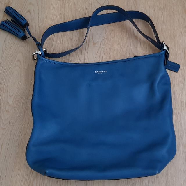 Cloth 48h bag Coach Blue in Cloth - 33118598