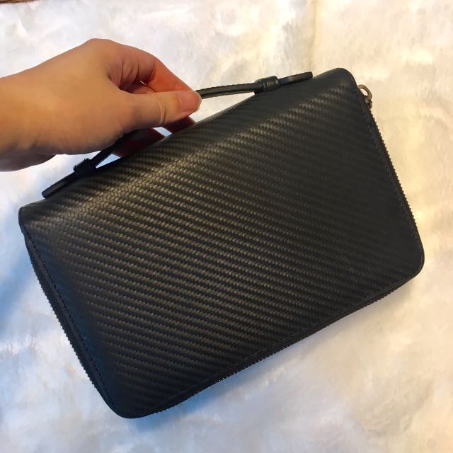 dunhill 二手 手拿包 正品