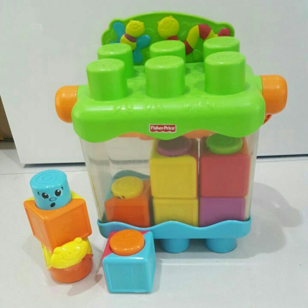 fisher price stack and surprise blocks