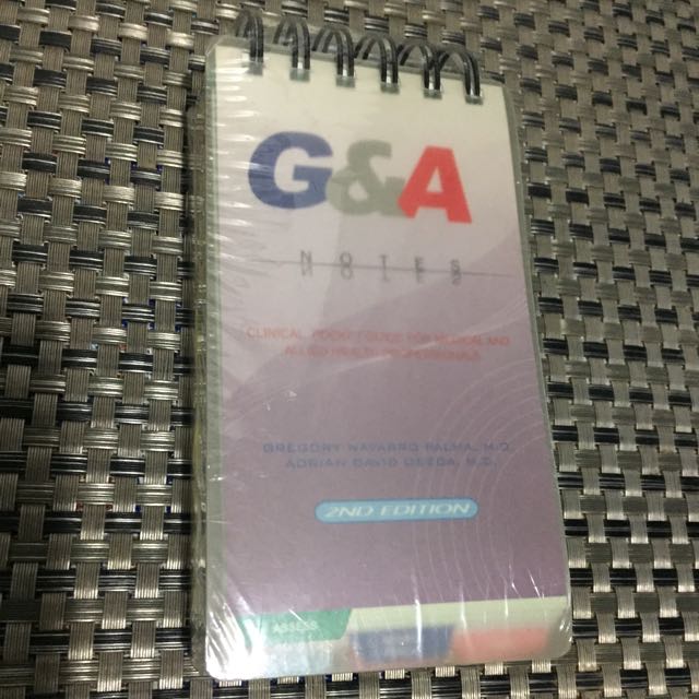 G&A Notes Clinical Pocket Guide For Medical And Allied Health