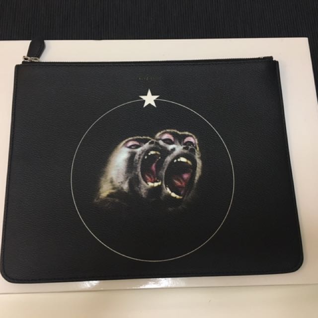 Givenchy monkey clutch top