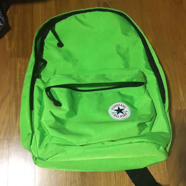 green converse bag