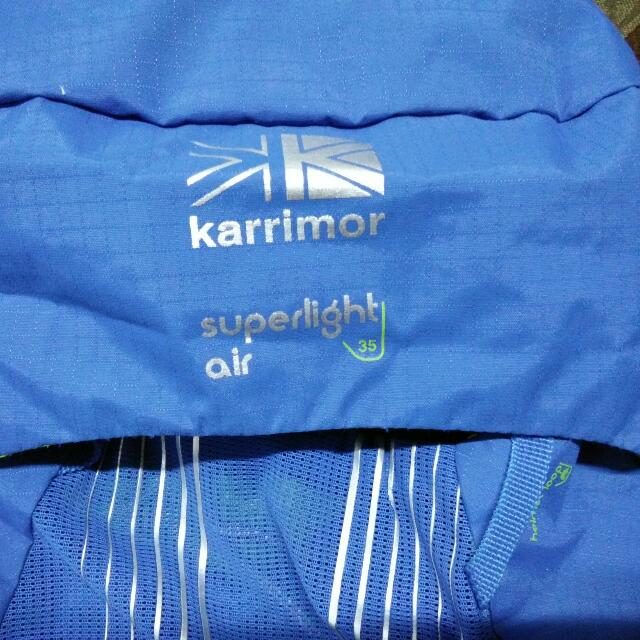 Hiking Backpack Karrimor Superlight Air 35L Blue