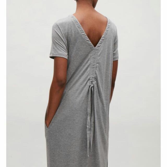 Jersey Dress with Drawstring Back COS 