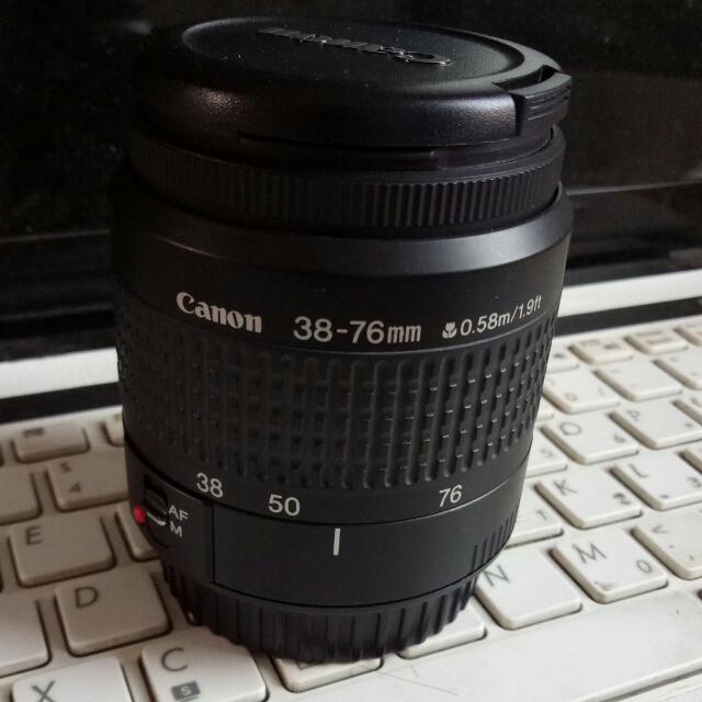 lensa canon ef 38 76mm langka