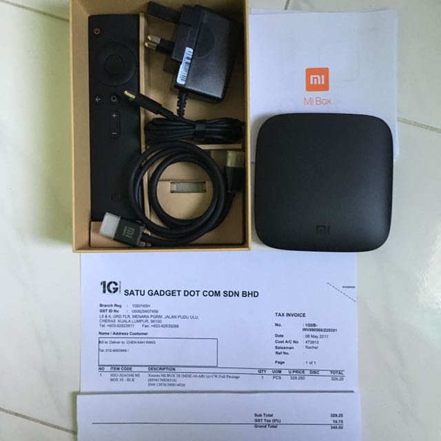 Mi Box 3 (Malaysia Version), TV & Home Appliances, TV & Entertainment ...