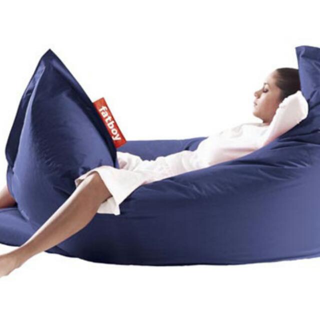 Original New Fat Boy Beanbag Purple Furniture Sofas On Carousell