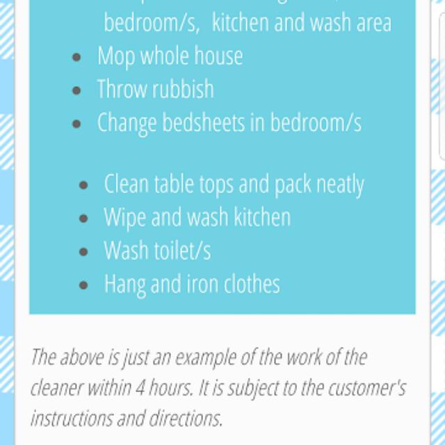 Part Time Maids Available 15 Per Hour Home Services Home Cleaning On Carousell