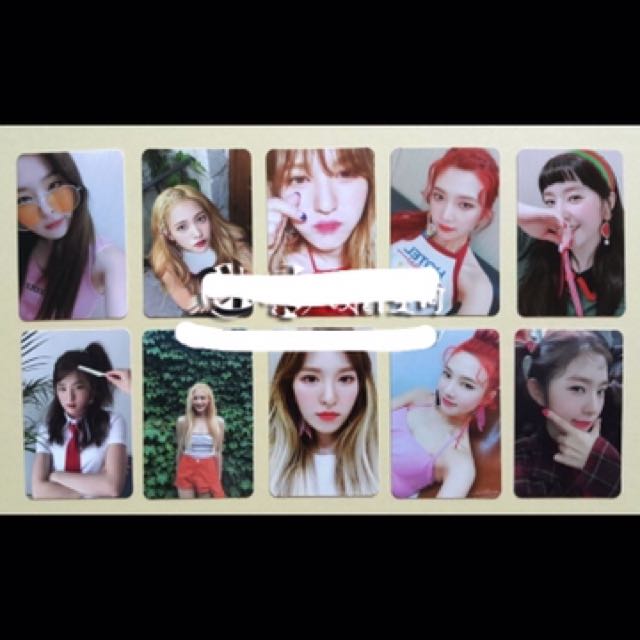 Po Red Velvet Red Flavor Replica Photocard Entertainment K Wave On Carousell