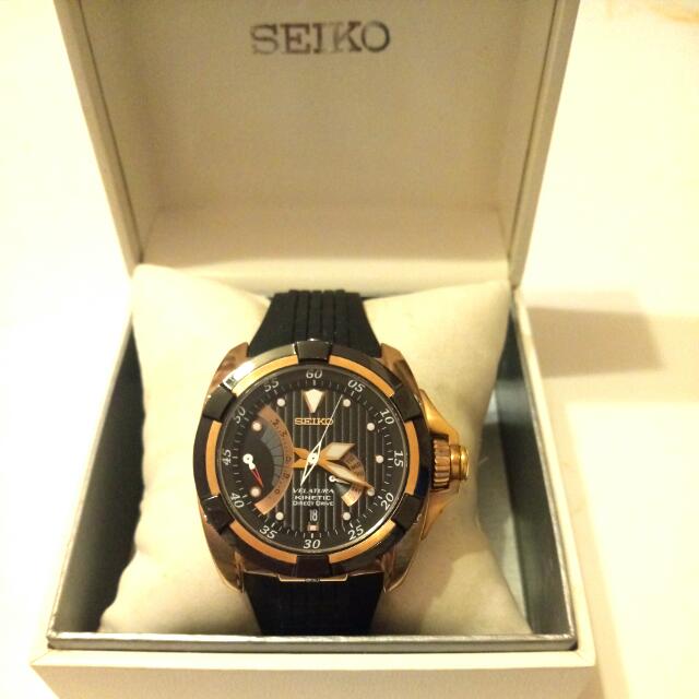 seiko机械表 玫瑰金