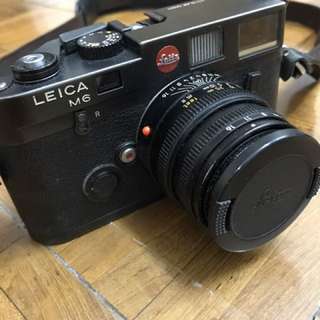 Leica M6 Classic Film Rangefinder Camera Black Reissue 10557