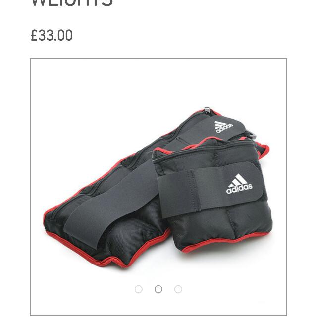 ADIDAS ADJUSTABLE ANKLE WEIGHTS Sports Equipment Exercise Fitness Toning Stretching Accessories on Carousell