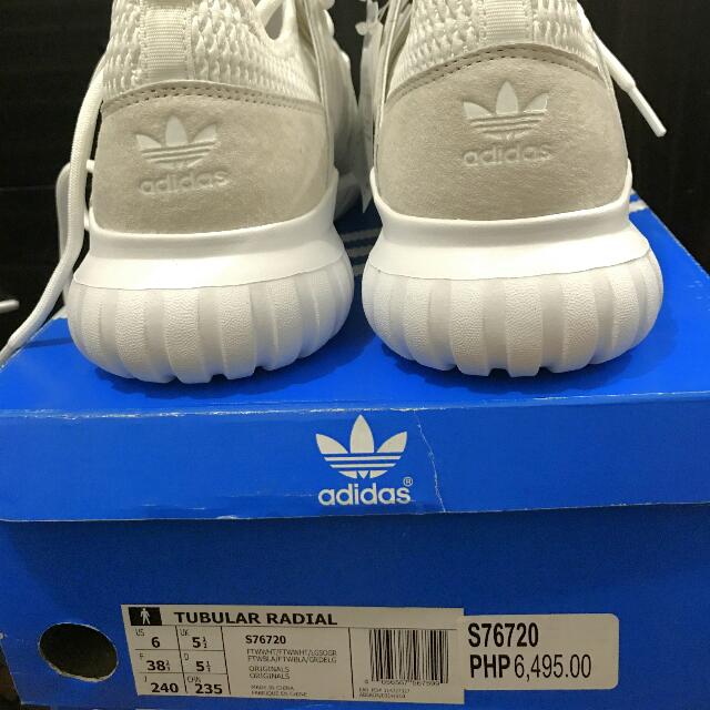 adidas tubular radial white