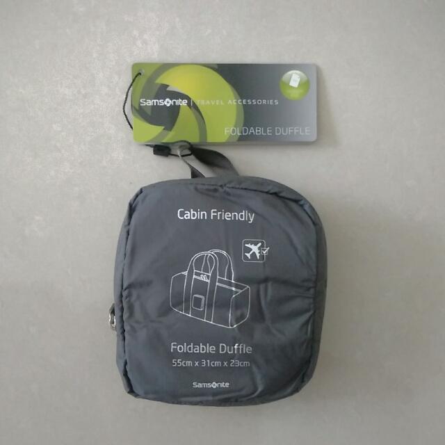 samsonite folding duffle bag