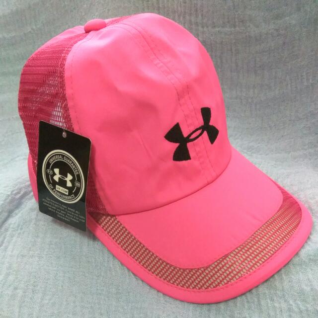 under armour cap pink