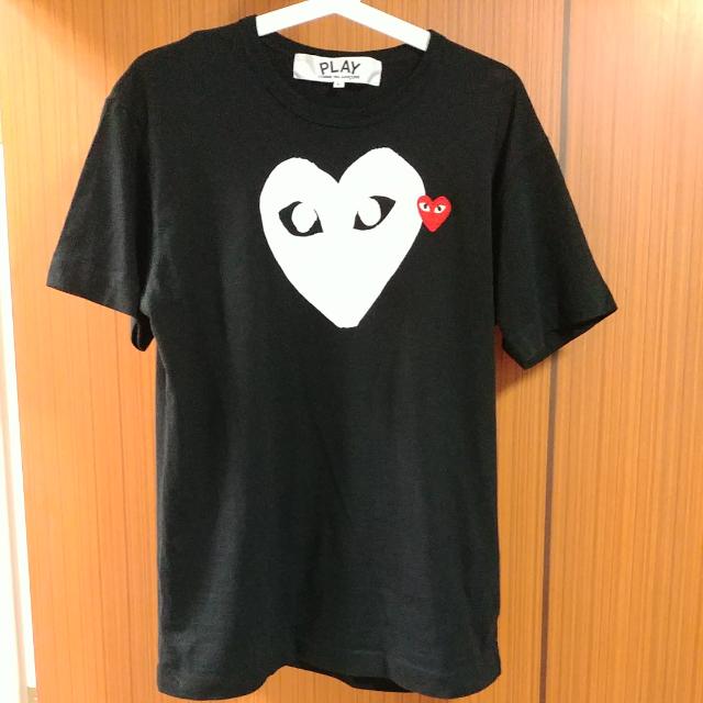 black and red comme des garcons shirt