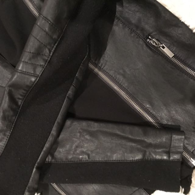 Leather cheap jacket dotti