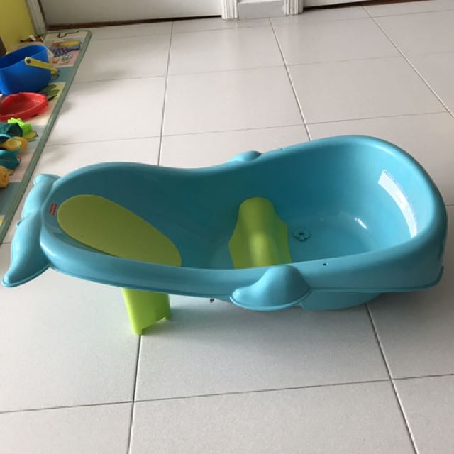 Fisher Price Whale Bathtub With Baby Stopper On Carousell