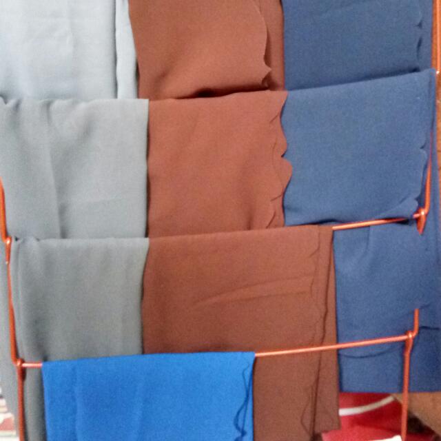 Jilbab Pashmina Dan Segi Empat Bahan Rabbani Womens Fashion