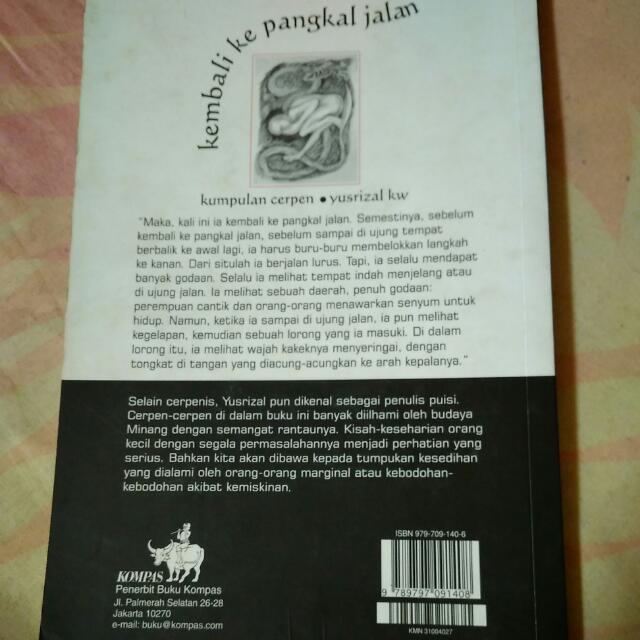 Kembali Ke Pangkal Jalan Yusrizal Kw Buku Alat Tulis Buku Di Carousell