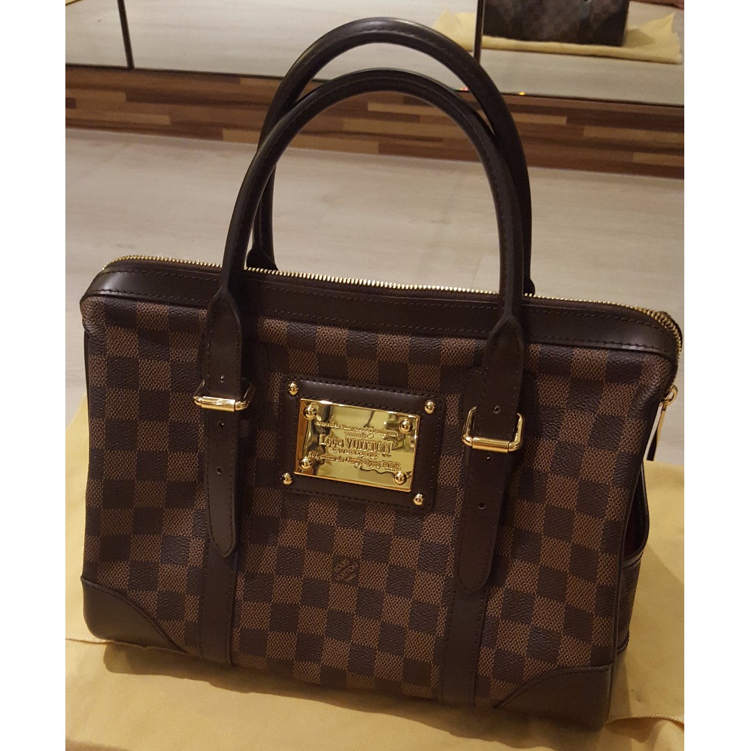 LV Berkeley Monogram Canvas Handbag, Luxury, Bags & Wallets on Carousell