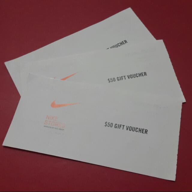 Nike Vouchers, Entertainment, Gift 