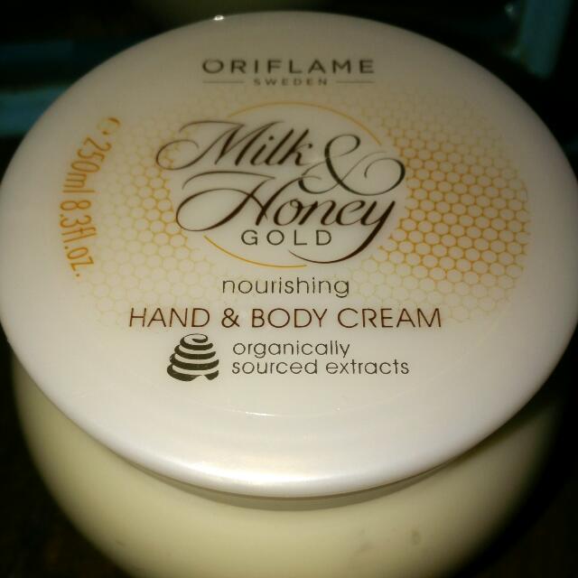 Oriflame Milk & Honey Gold Nourishing Hand and Body Cream, Kesehatan
