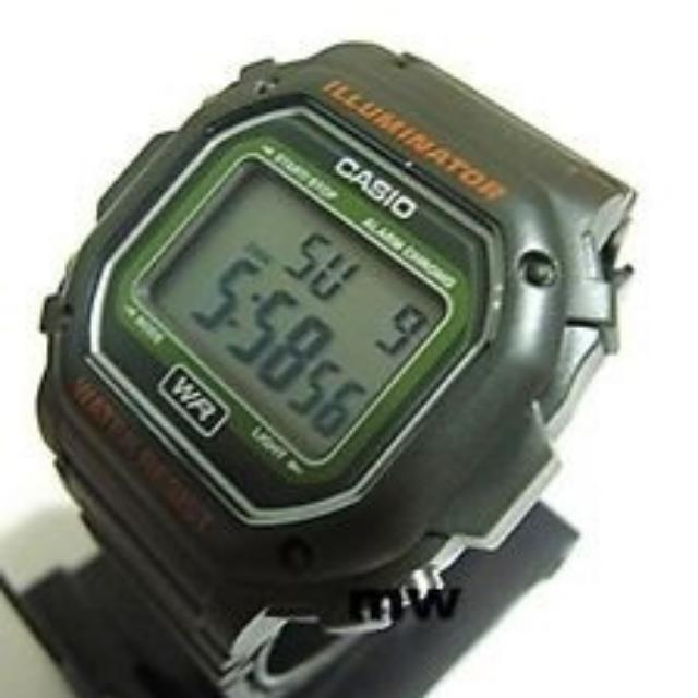 Casio illuminator green cheap