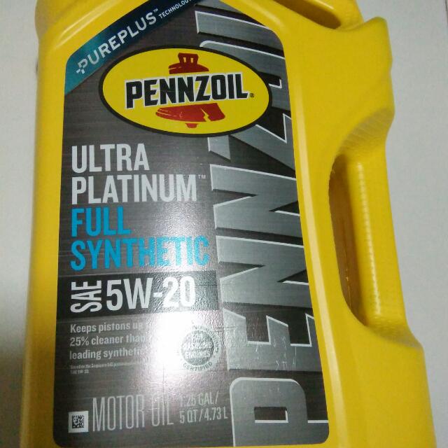 Pennzoil ultra platinum 5w-20