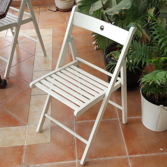 Ikea terje folding shop chair brown