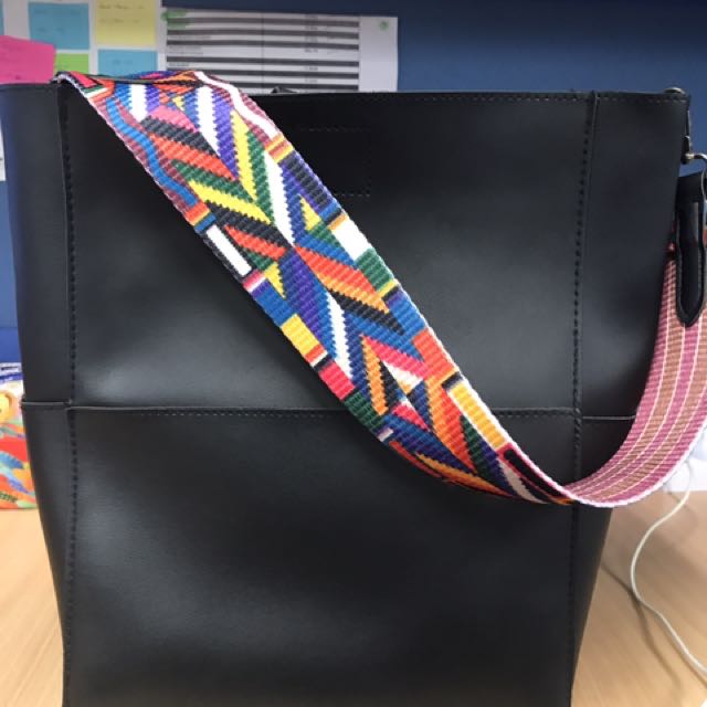 tribal strap bag