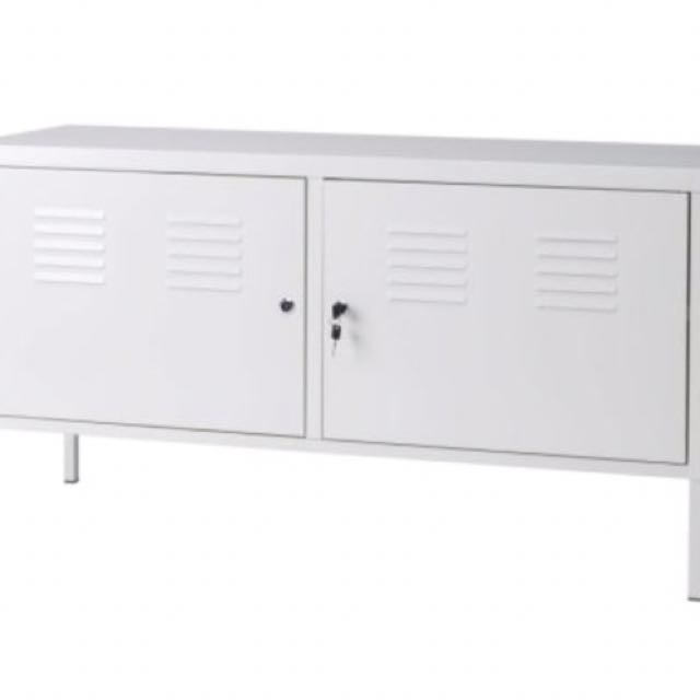 White Steel Locker Cabinet Ikea Ps Furniture Shelves Drawers