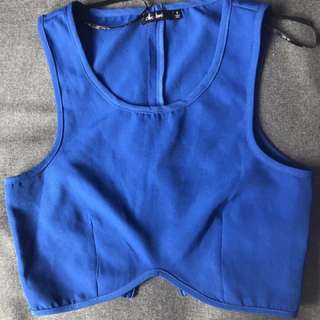 Royal Blue Crop