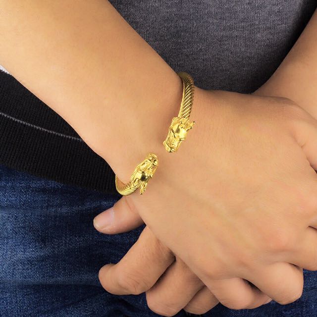 6mm Dragon Head Bracelet Men S Fashion Accessories On Carou