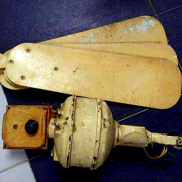 Antique Gec Malakand Ceiling Fan 1941 Antiques Vintage