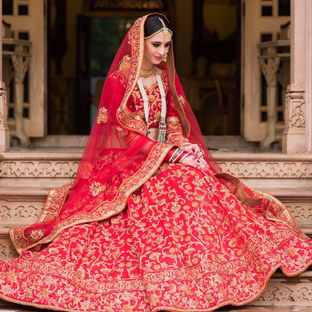 Bridal Lengha, Women's Fashion, Clothes, Others on Carousell