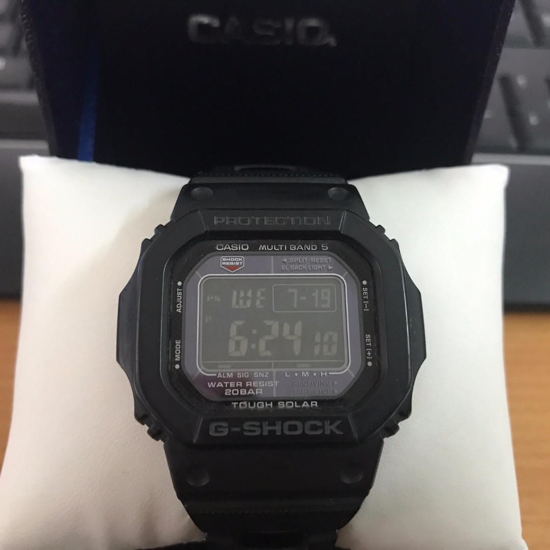 Casio G Shock Gw M5610bc 1jf Tough Solar Atomic Multiband 5 Watch