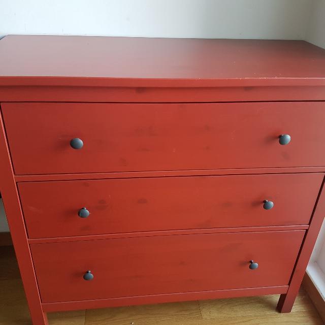 Chest Of Drawers Hemnes IKEA Chest Of 3 Drawers, Furniture & Home