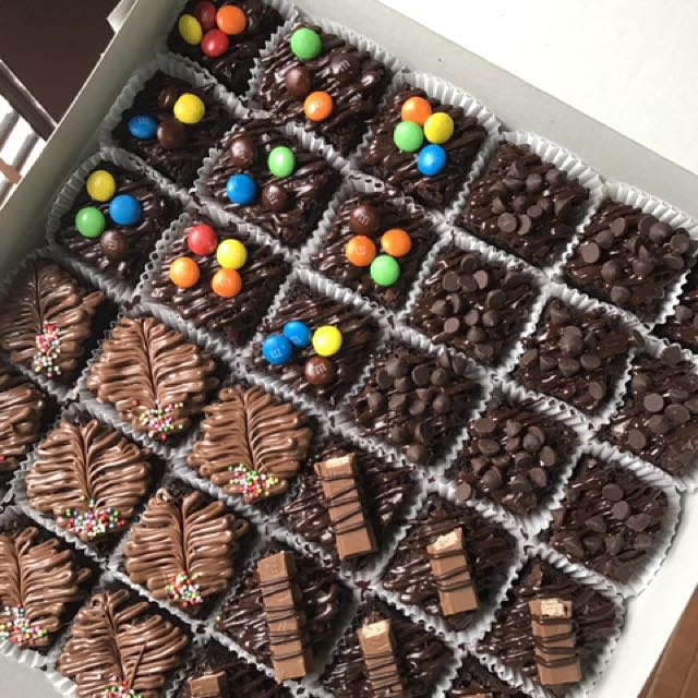 Chocolate Brownies Food Drinks Baked Goods On Carousell