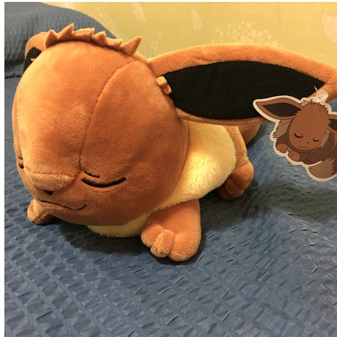 eevee plush sleeping