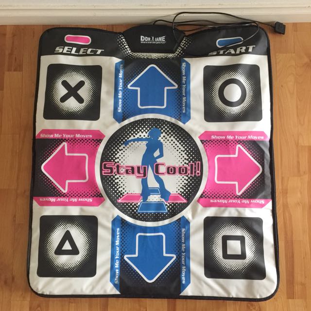 Dance Dance Revolution DDR Regular Dance Pad for PS/PS2, Video Gaming